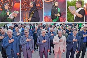 برگزاری مراسم کاروان همدلان حسینی 